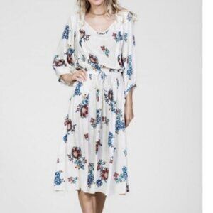 Feminine Floral Printed Dress
